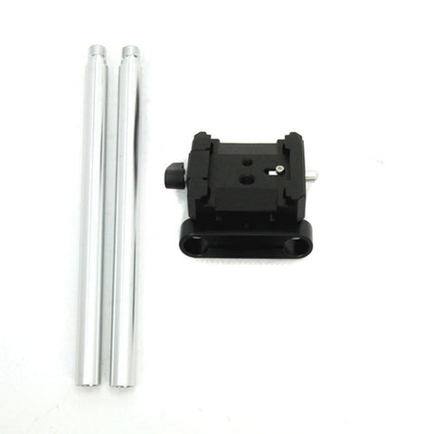 Picture of QB-15 Base Mount Only with 8" 15mm extension rods for QV-1 QV-1 M