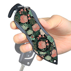 Stinger Personal Safety Alarm Emergency Tool (Green Flower)