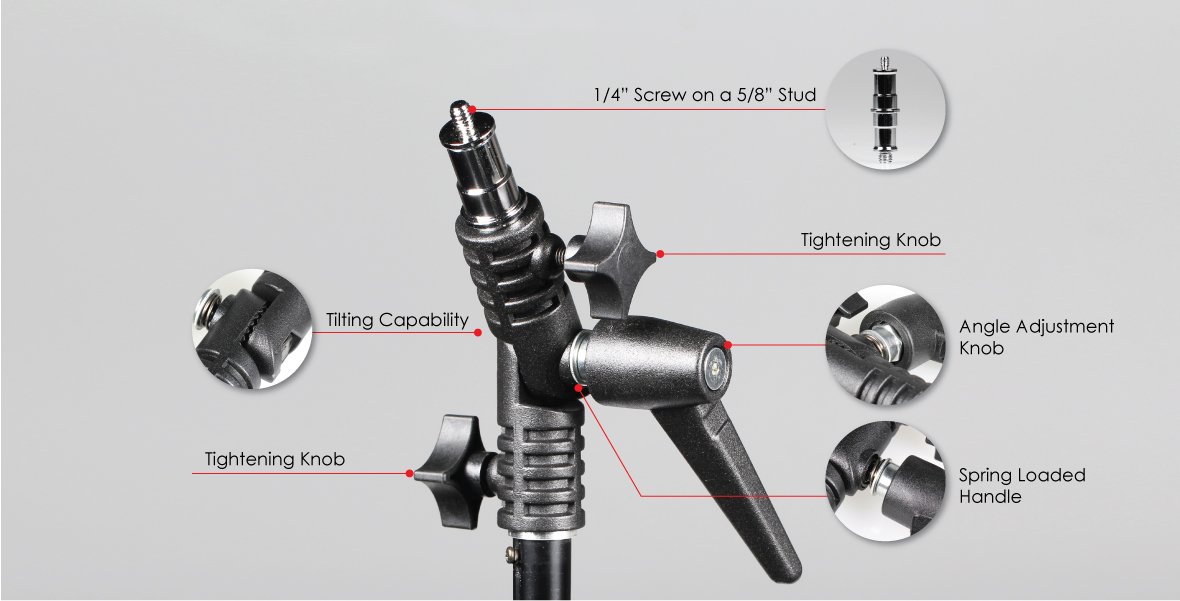 Multi-Angle Light Stand Adapter