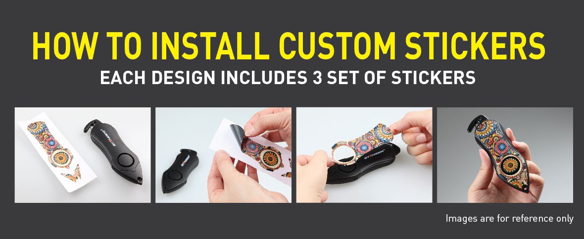 Stinger Personal Alarm Emergency Tool, Safety Alarm, Seat Belt Cutter, Glass Breaker, Original Design in USA