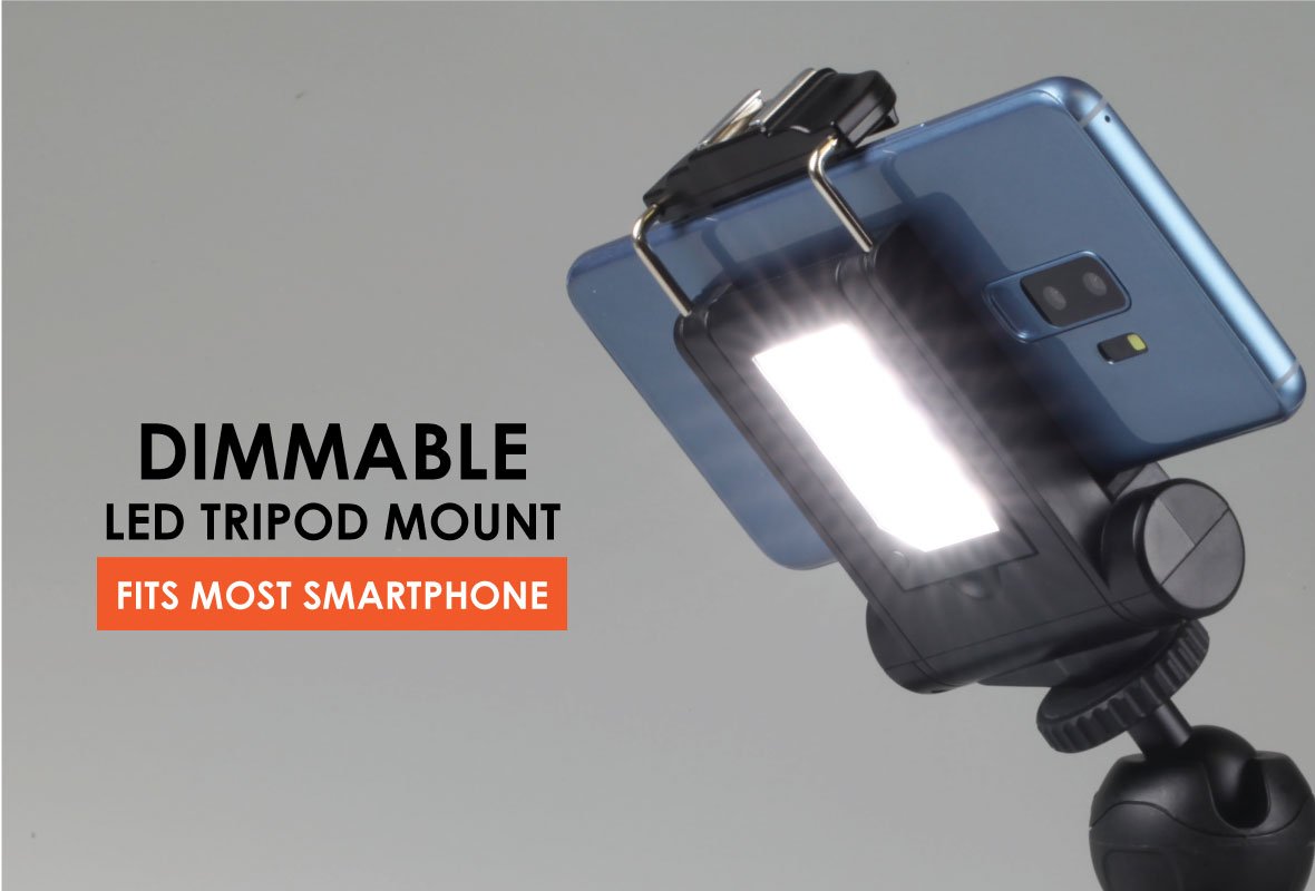 DIMMABLE LED TRIPOD MOUNT LIGHT 