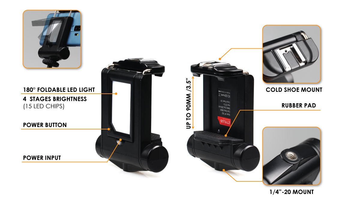 DIMMABLE LED TRIPOD MOUNT LIGHT 