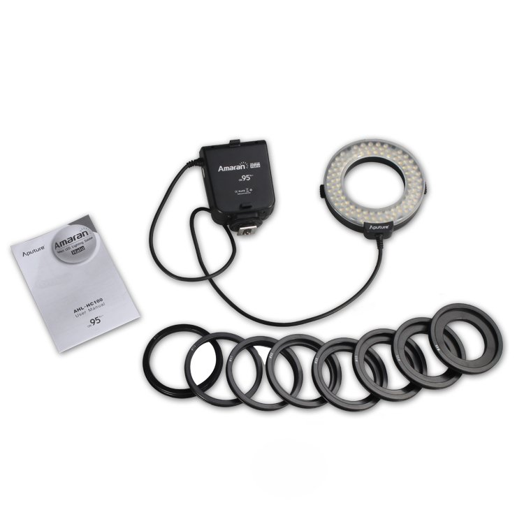 aputure amaran ring flash light