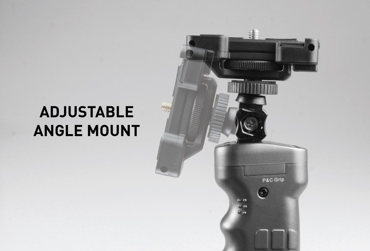 Photography & Cinema Pistol Grip Handle with Standard 1/4 Screw for DSLR Mirrorless Camera, Video Stabilizer Handle